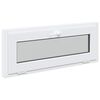 vidaXL K&aelig;ldervindue RISOR 100 x 40 cm PVC og glas Hvid