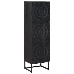 vidaXL Highboard Sort 35 x 30 x 120 cm