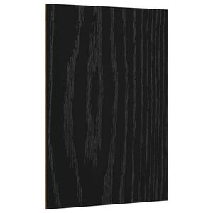 vidaXL Dekor Panels 12 stk. Sort eg 21 x 30 x 0,27 cm Konstrueret tr&aelig;