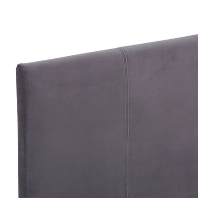vidaXL sengestel 90 x 200 cm stof grå