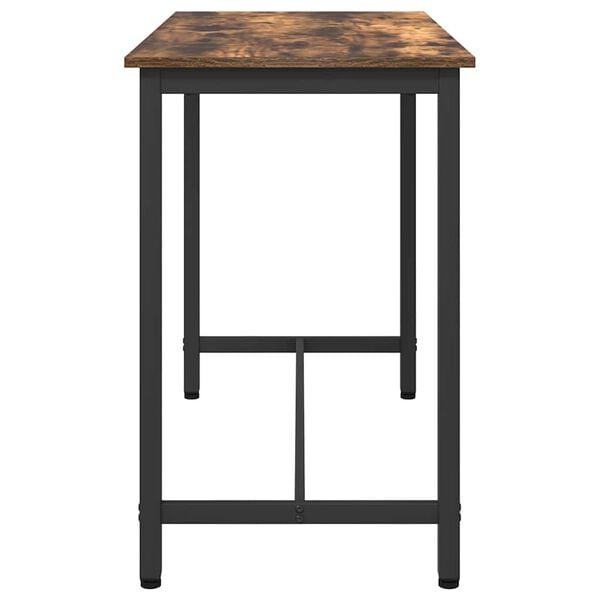 vidaXL bord R&oslash;get eg 100 x 50 x 76,5 cm Ingeni&oslash;rtr&aelig; og st&aring;l