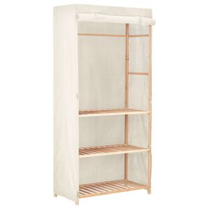 vidaXL t&oslash;jgarderobe i 3 niveauer 79x40x170 cm