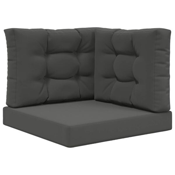 vidaXL Udend&oslash;rs Sofa Pude 3 pcs Antracit Polyester