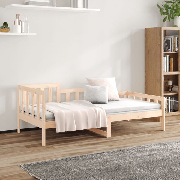 vidaXL daybed uden madras 90x190 cm massivt fyrretr&aelig;