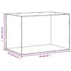 vidaXL displaykasse transparent 56x36x37 cm akryl