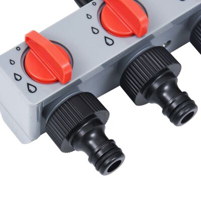 vidaXL automatisk vandingstimer 4-vejs ventil