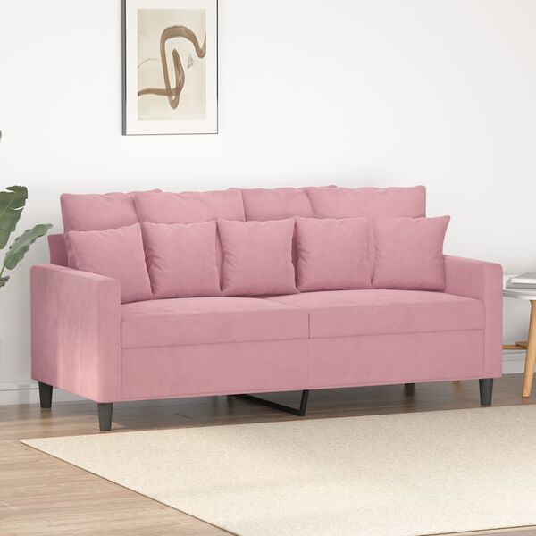 vidaXL 2-personers sofa 140 cm fl&oslash;jl lyser&oslash;d