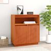 vidaXL Sideboard Voks brun 70 x 34 x 80 cm Massiv fyrretr&aelig;