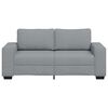 vidaXL 2-personers sofa 140 cm stof lysegrå