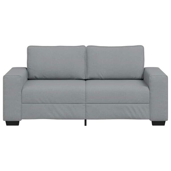 vidaXL 2-personers sofa 140 cm stof lysegrå