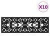 vidaXL trappem&aring;tter 10 stk. 25x75 cm gummi