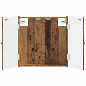 vidaXL Dartboard Skab EDE Gammelt tr&aelig; 52,5 x 10,5 x 53,5 cm