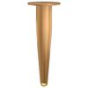 vidaXL St&aring;ende F&oslash;dder 2 pcs Guld 98 x 40 mm Jern