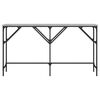 vidaXL konsolbord 140x29x75 cm konstrueret træ grå sonoma-eg