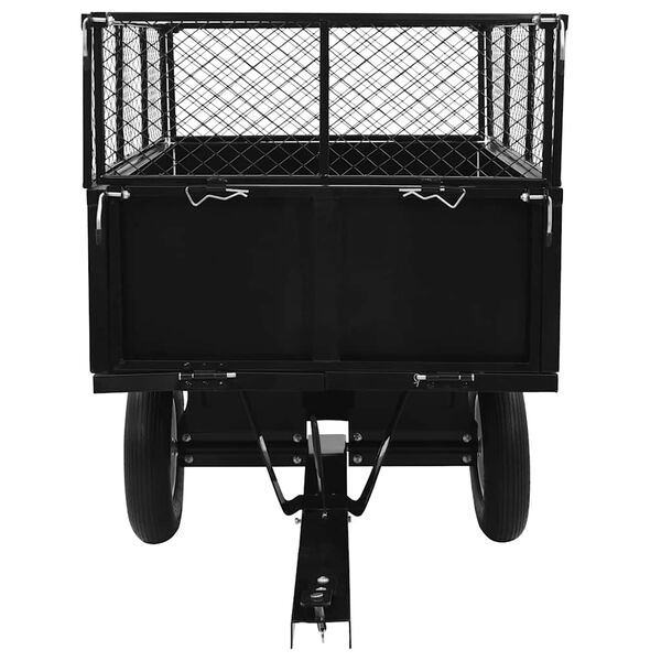 vidaXL vipbar vogn til plæneklipper 300 kg lastkapacitet