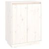vidaXL skoreol 60x35x80 cm massivt fyrretr&aelig; hvid