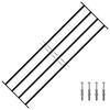 vidaXL Vindues Sikkerhedsgitter 175 x 60 cm Galvaniseret st&aring;l