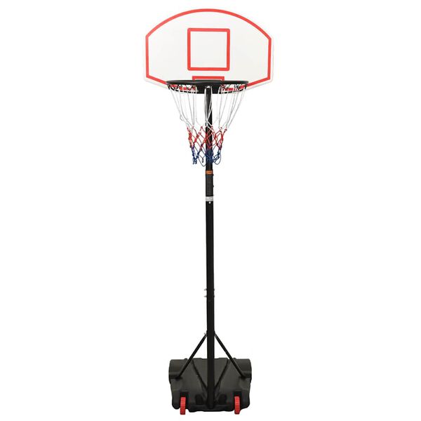 vidaXL basketballstativ 216-250 cm polyethylen hvid