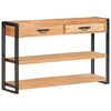 vidaXL skænk 120x30x75 cm massivt akacietræ