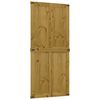 vidaXL Laded&oslash;r Corona HonningBrun 90 x 210 cm Massivt fyrretr&aelig;