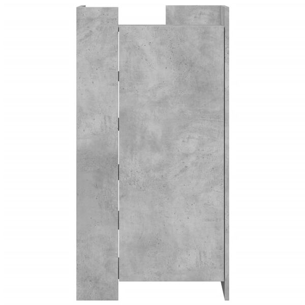 vidaXL skoreol 52x37,5x100 cm konstrueret træ betongrå