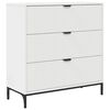 vidaXL Sideboard Hvid 79,5 x 33 x 82 cm Konstrueret tr&aelig;
