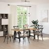 vidaXL spisebord NOAIN A-formede ben 180x90x75 cm massivt tr&aelig; fyrretr&aelig;