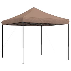 vidaXL Party Tent 292 x 292 x 315 cm Brun Oxford stof