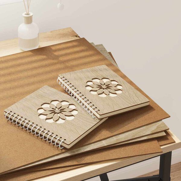 vidaXL Dekor Panels 12 pcs Sonoma-eg 40 x 60 x 0.3 cm Konstrueret træ