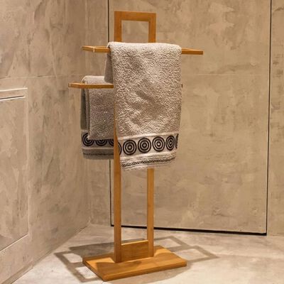 Bathroom Solutions håndklædestativ 38x32,5x70 cm bambus