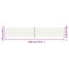 vidaXL sammenrullelig sidemarkise 220x1200 cm cremefarvet