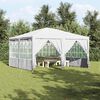 vidaXL Party Tent Hvid 400 x 400 x 266 cm Polyethylen