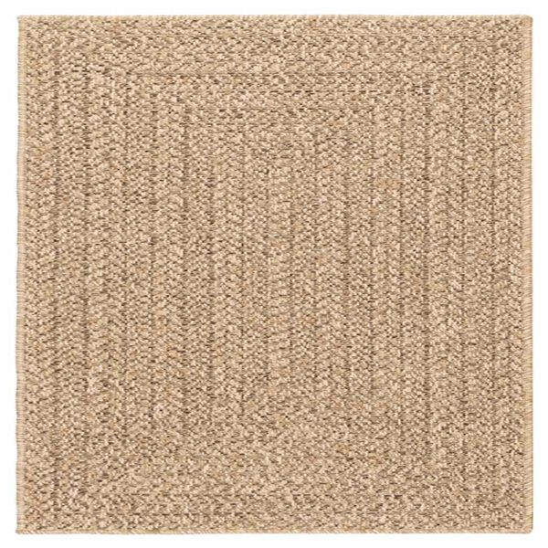 vidaXL gulvt&aelig;ppe ZIZUR beige 240x240cm jute-look indend&oslash;rs og udend&oslash;rs