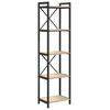 vidaXL Bogreol 40 x 30 x 155 cm Konstrueret tr&aelig; Sonoma eg