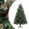 vidaXL juletr&aelig; med grankogler 150 cm PVC & PE gr&oslash;n
