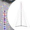 vidaXL LED-juletr&aelig; 615 LED'er 404,5 cm farverigt lys