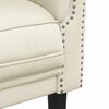 vidaXL sofastol velour cremefarvet