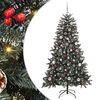 vidaXL Kunstigt juletr&aelig; Gr&oslash;n 150 cm PVC og plastik og st&aring;l