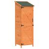 vidaXL Have Skur Brun 59,5 x 56 x 176,5 cm Konstrueret tr&aelig;
