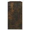 vidaXL konsolbord 89x41x76,5 cm konstrueret træ røget eg