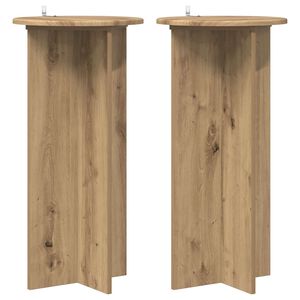 vidaXL Planteholder 2 pcs Artisan-eg 40 x 40 x 80 cm Konstrueret tr&aelig;