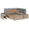 vidaXL Havesofa S&aelig;t 8 stk. Beige polyrattan
