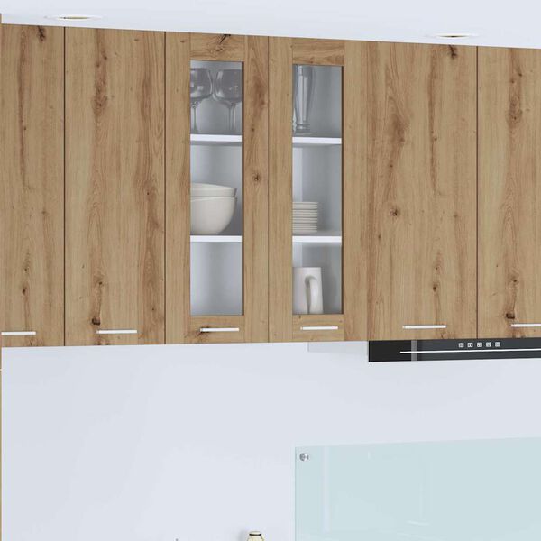 vidaXL H&aelig;ngeskab Riga Artisan Egetr&aelig; 60 x 31 x 80 cm Konstrueret tr&aelig;