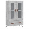 vidaXL skab 69,5x31x115 cm konstrueret tr&aelig; betongr&aring;