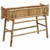 vidaXL Havekrukke med holder Naturfarvet 100 x 38 x 74 cm Bambus