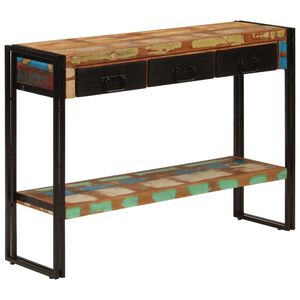 vidaXL konsolbord 110x30x76 cm massivt genbrugstr&aelig;
