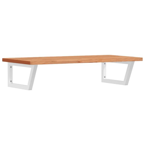 vidaXL badev&aelig;relseshylde st&aring;l og massivt b&oslash;getr&aelig;