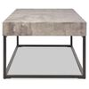 vidaXL sofabord beton-look 120 x 60 x 45 cm