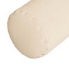 vidaXL Bolsterpuder 2 pcs Beige &Oslash; 25 x 70 cm Mikrofiberstof