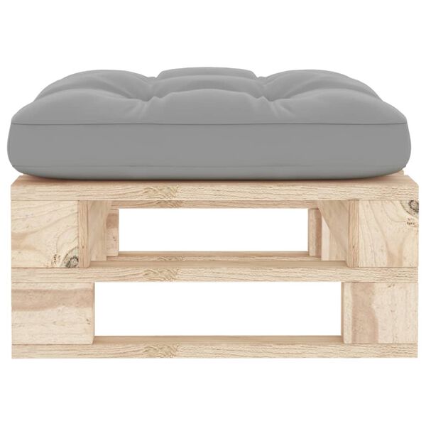 vidaXL haveskammel tr&aelig;paller impr&aelig;gneret fyrretr&aelig;